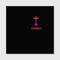 Холст квадратный STARBOY - The Weeknd, цвет: 3D-принт — фото 2