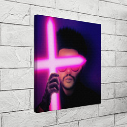 Холст квадратный The Weeknd - Blinding Lights, цвет: 3D-принт — фото 2
