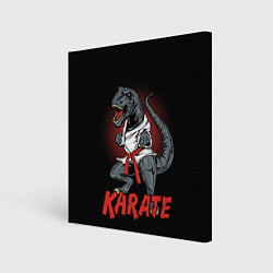 Картина квадратная KARATE T-REX