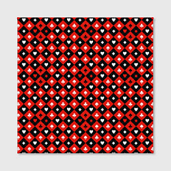 Холст квадратный Масти, цвет: 3D-принт — фото 2