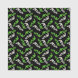 Холст квадратный RUN, цвет: 3D-принт — фото 2