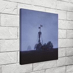 Холст квадратный СИРЕНОГОЛОВЫЙ У ДОМА, цвет: 3D-принт — фото 2