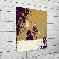 Холст квадратный Yorha 2B Nier Automata Z, цвет: 3D-принт — фото 2