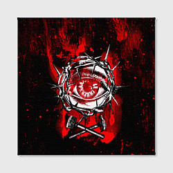 Холст квадратный АлисА глаз в колючей проволоке, цвет: 3D-принт — фото 2