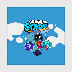 Холст квадратный Ash Brawl Stars Эш, цвет: 3D-принт — фото 2