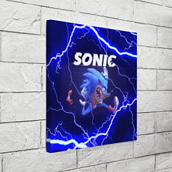 Холст квадратный SONIC СОНИК Z, цвет: 3D-принт — фото 2