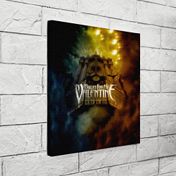 Холст квадратный Scream Aim Fire - Bullet For My Valentine, цвет: 3D-принт — фото 2