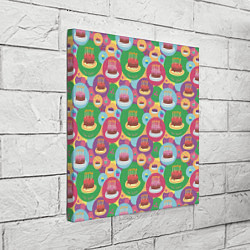 Холст квадратный Торт, цвет: 3D-принт — фото 2