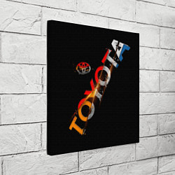 Холст квадратный TOYOTA FRAGMENTS, цвет: 3D-принт — фото 2