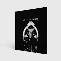 Холст квадратный Годжо Сатору Магическая битва, цвет: 3D-принт