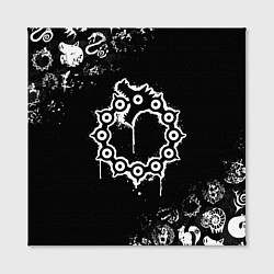 Холст квадратный 7 СМЕРТНЫХ ГРЕХОВ МЕЛОДИАС СИМВОЛ ДРАКОН, цвет: 3D-принт — фото 2