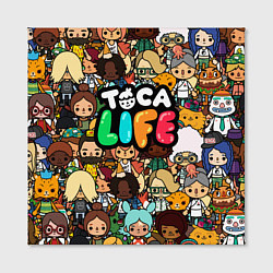 Холст квадратный Toca Life: Persons, цвет: 3D-принт — фото 2