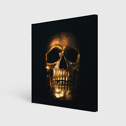 Картина квадратная Gold Skull