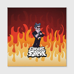 Холст квадратный Дорогой Папочка Friday Night Funkin, цвет: 3D-принт — фото 2