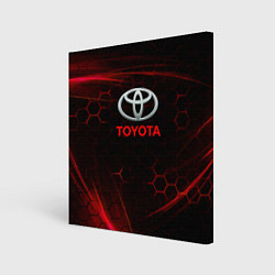 Картина квадратная Toyota Неоновые соты