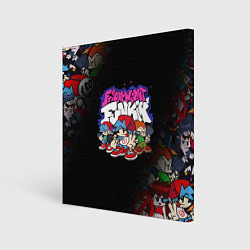 Холст квадратный FRIDAY NIGHT FUNKIN PARTY HEROES, цвет: 3D-принт