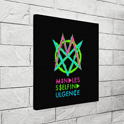 Холст квадратный Mindless Self Indulgence MSI, цвет: 3D-принт — фото 2