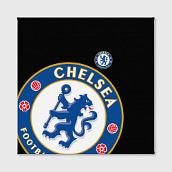 Холст квадратный ЧЕЛСИ CHELSEA BIG LOGO, цвет: 3D-принт — фото 2