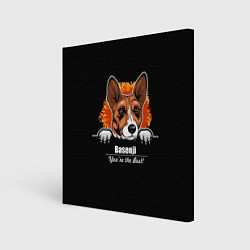 Картина квадратная Басенджи Basenji