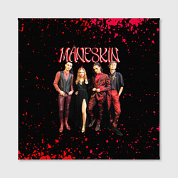 Холст квадратный Maneskin Лунный свет, рок - группа, цвет: 3D-принт — фото 2