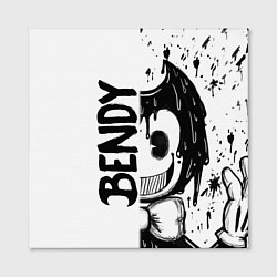Холст квадратный BENDY - БЕНДИ БРЫЗГИ КРАСКИ, цвет: 3D-принт — фото 2
