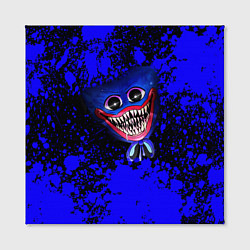 Холст квадратный Huggy Wuggy: Blue Rage, цвет: 3D-принт — фото 2