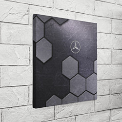 Холст квадратный Mercedes-Benz vanguard pattern, цвет: 3D-принт — фото 2