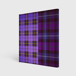 Картина квадратная Purple Checkered