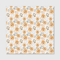 Холст квадратный Собака Чау-Чау, цвет: 3D-принт — фото 2