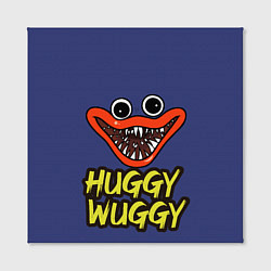 Холст квадратный Huggy Wuggy: Smile, цвет: 3D-принт — фото 2