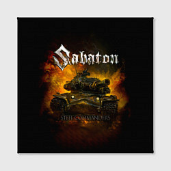 Холст квадратный SABATON - Steel Commanders, цвет: 3D-принт — фото 2