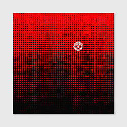 Холст квадратный MU red-black, цвет: 3D-принт — фото 2