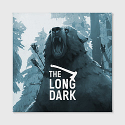 Холст квадратный The Long Dark медведь, цвет: 3D-принт — фото 2