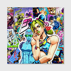 Холст квадратный JoJos Bizarre Adventure - Джолин Кудзё, цвет: 3D-принт — фото 2