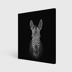 Холст квадратный Зебраzebra, цвет: 3D-принт