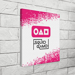 Холст квадратный SQUID GAME Краска, цвет: 3D-принт — фото 2
