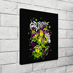 Холст квадратный Battletoads - Боевые Жабы, цвет: 3D-принт — фото 2