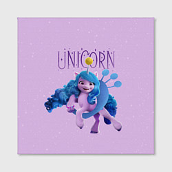 Холст квадратный Unicorn Izzy, цвет: 3D-принт — фото 2