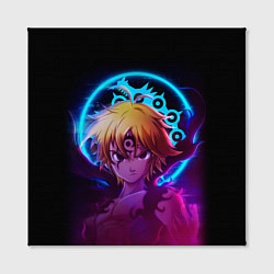 Холст квадратный MELIODAS 7 DAEDLY SINS МЕЛИОДАС, цвет: 3D-принт — фото 2