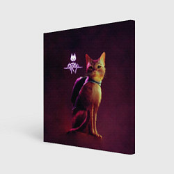 Картина квадратная Stray: Wandering Cat