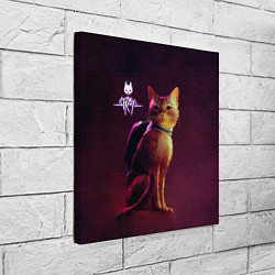 Холст квадратный Stray: Wandering Cat, цвет: 3D-принт — фото 2