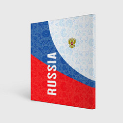 Картина квадратная RUSSIA SPORT STYLE РОССИЯ СПОРТИВНЫЙ СТИЛЬ