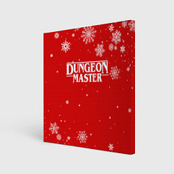 Картина квадратная ГАЧИМУЧИ DUNGEON MASTER НОВОГОДНИЙ