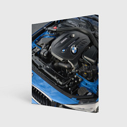 Картина квадратная BMW Engine Twin Power Turbo