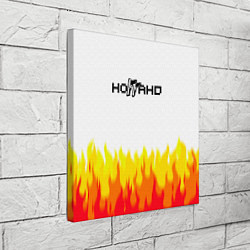 Холст квадратный Ноггано 228 пламя, цвет: 3D-принт — фото 2