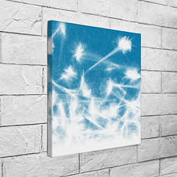 Холст квадратный Коллекция Зимняя сказка Снег Абстракция S-4, цвет: 3D-принт — фото 2