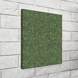 Холст квадратный Военный Камуфляж Цифра, цвет: 3D-принт — фото 2