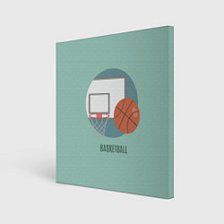 Картина квадратная Basketball Спорт