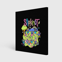 Холст квадратный Slipknot cuties, цвет: 3D-принт
