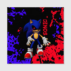 Холст квадратный Соник екзе Sonic exe, цвет: 3D-принт — фото 2
